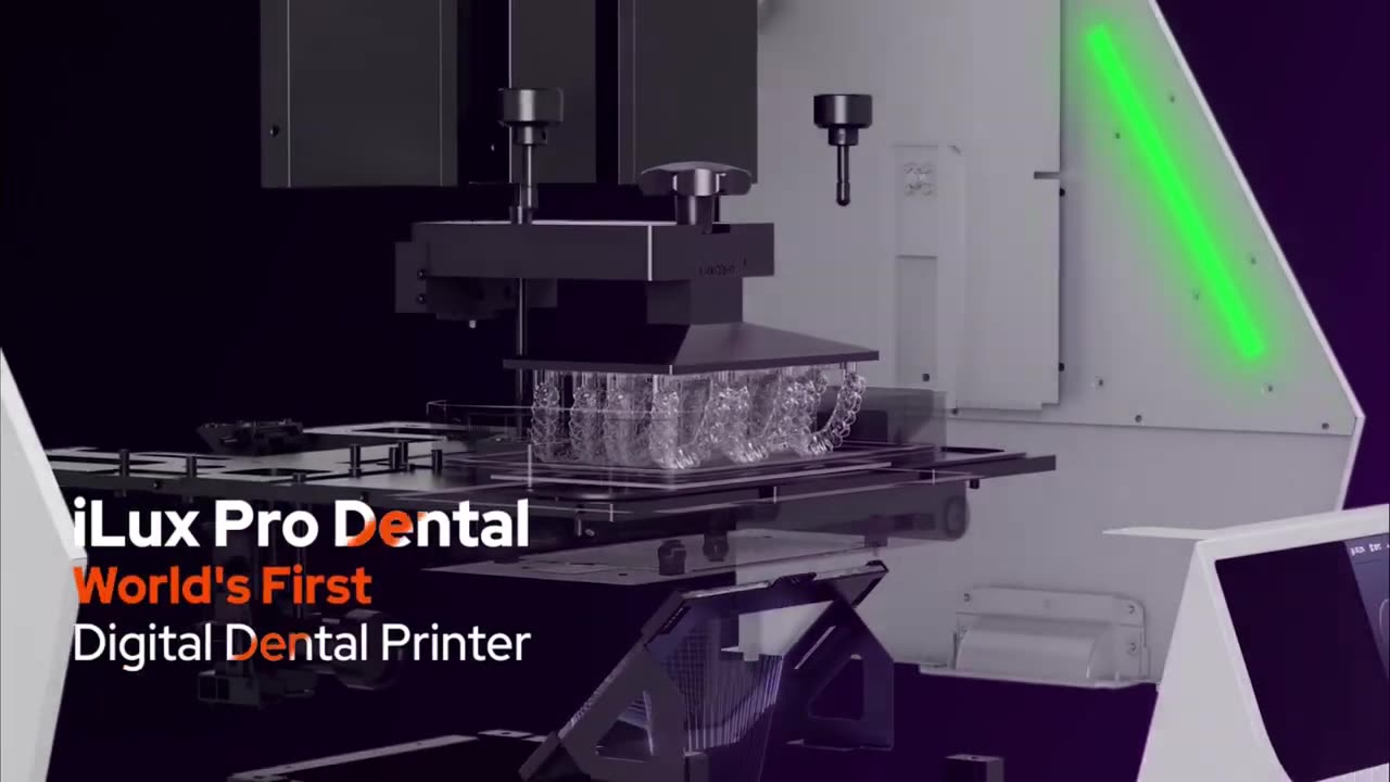 מדפסת iLux Pro Dental — הדמיה